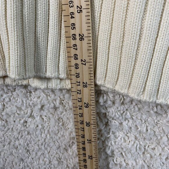 LITA by Ciara NWT Cream Long Sleeve Rubbed Turtle Neck Sweater Women’s Size S - Picture 8 of 8